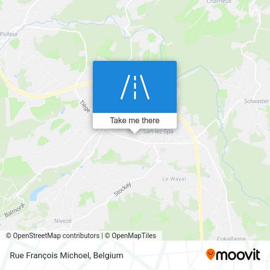 Rue François Michoel map