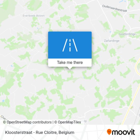 Kloosterstraat - Rue Cloitre map