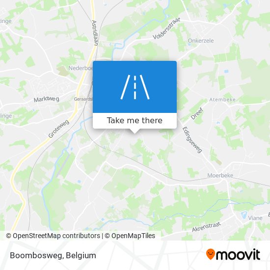 Boombosweg map