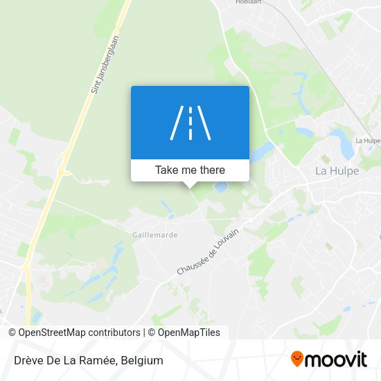 Drève De La Ramée map
