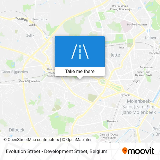 Evolution Street - Development Street map