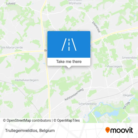Trullegemveldlos map
