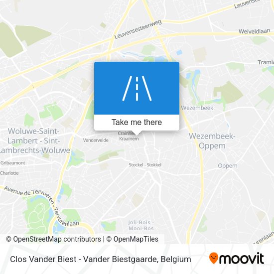 Clos Vander Biest - Vander Biestgaarde plan