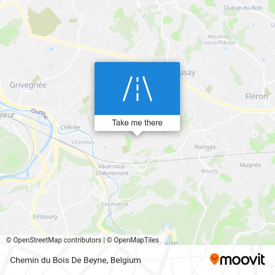 Chemin du Bois De Beyne map