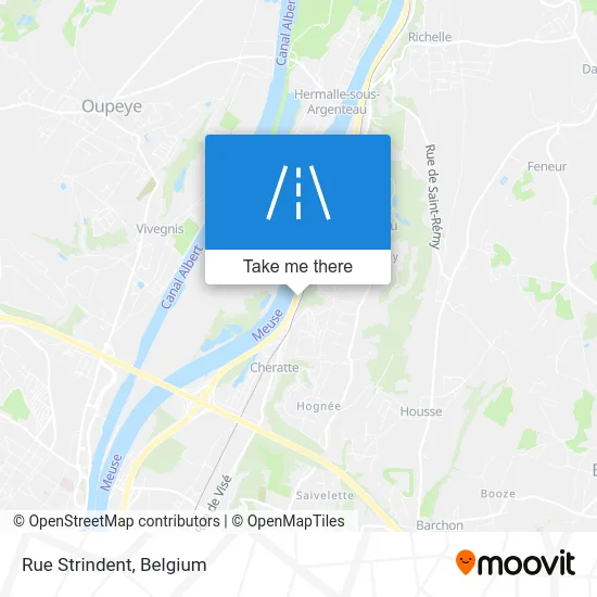 Strindent Street map