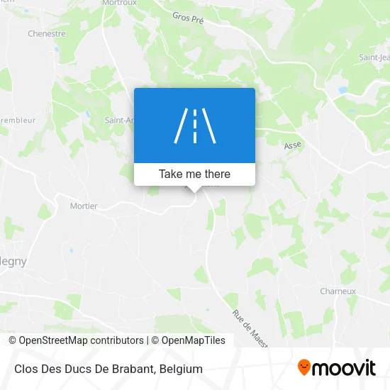 Clos Des Ducs De Brabant map