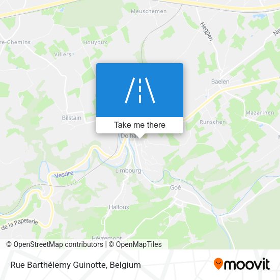 Rue Barthélemy Guinotte map