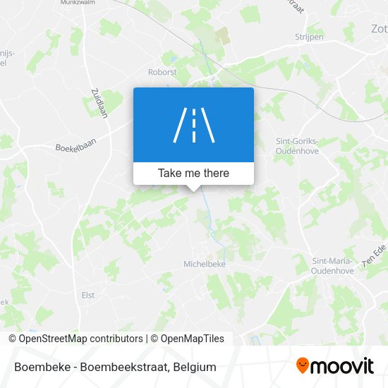 Boembeke - Boembeekstraat plan