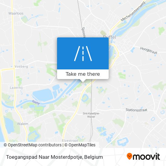 Toegangspad Naar Mosterdpotje map