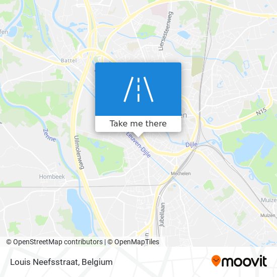 Louis Neefsstraat map