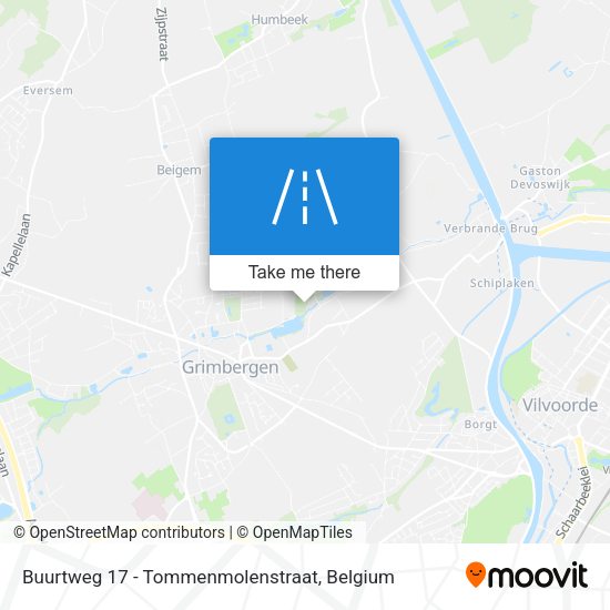 Buurtweg 17 - Tommenmolenstraat plan