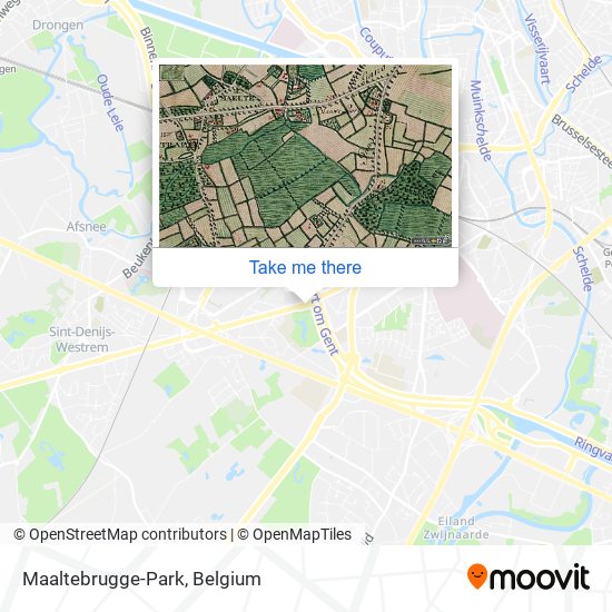 Maaltebrugge-Park map