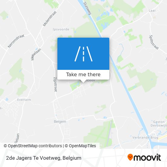 2de Jagers Te Voetweg plan