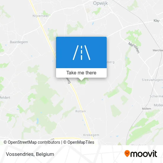 Vossendries map