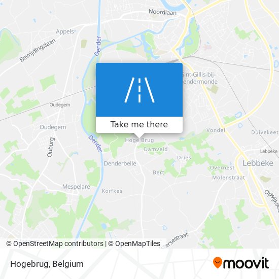 Hogebrug map