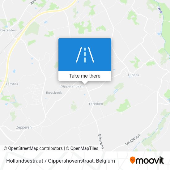 Hollandsestraat / Gippershovenstraat map
