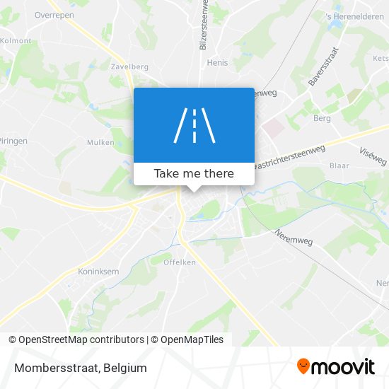 Mombersstraat map