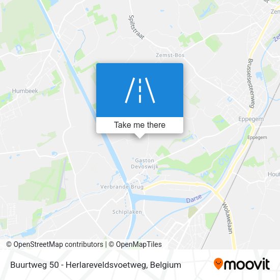 Buurtweg 50 - Herlareveldsvoetweg map