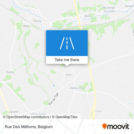 Rue Des Méhons plan