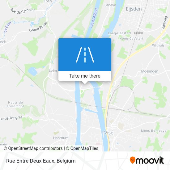Rue Entre Deux Eaux plan