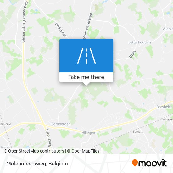 Molenmeersweg map