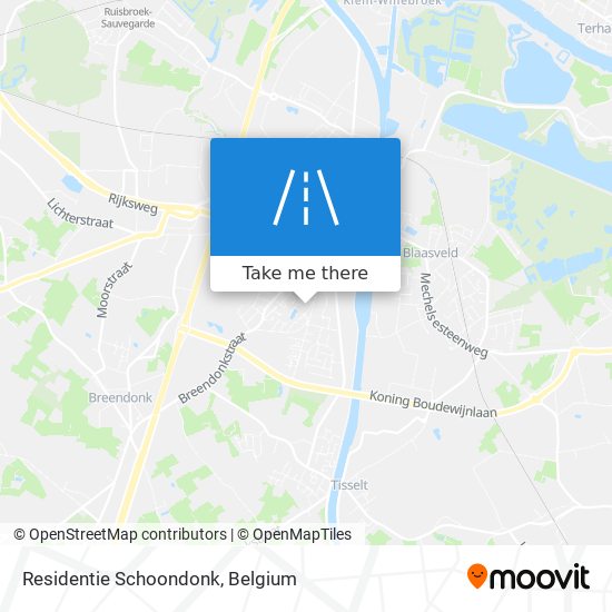 Residentie Schoondonk map