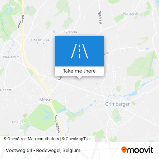 Voetweg 64 - Rodewegel plan