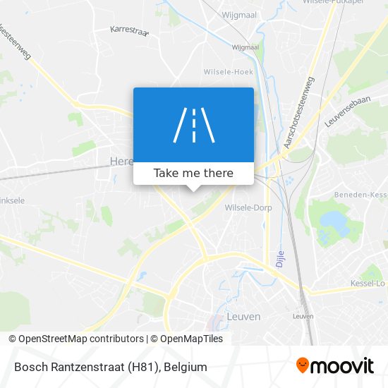 Bosch Rantzenstraat (H81) map