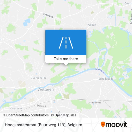 Hoogkasterstraat (Buurtweg 119) map