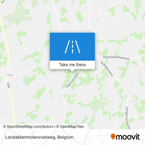 Landakkermolenvoetweg plan