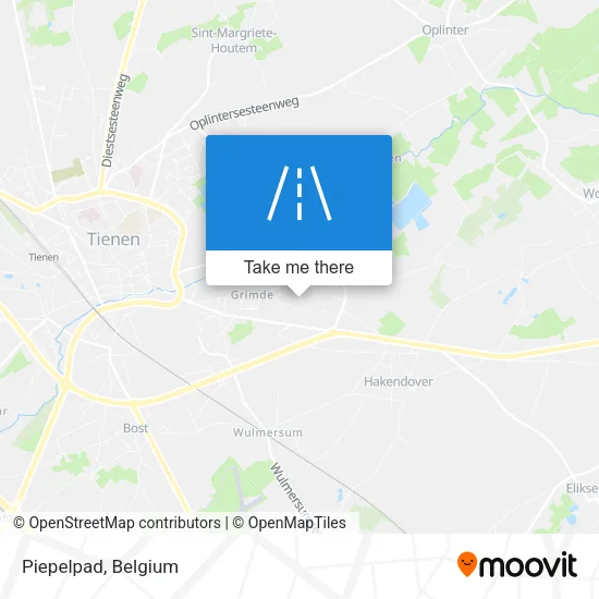 Piepelpad map