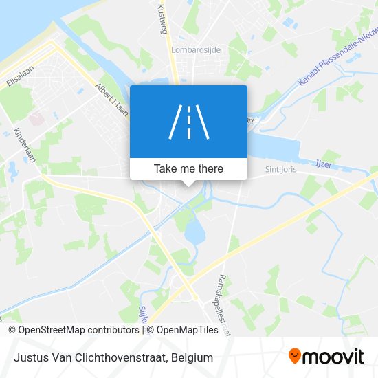 Justus Van Clichthovenstraat map
