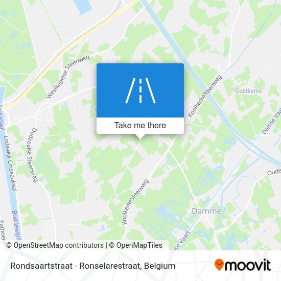Rondsaartstraat - Ronselarestraat map