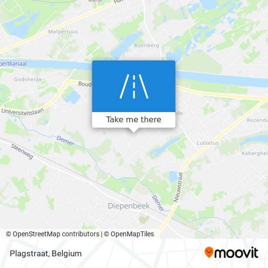 Plagstraat map