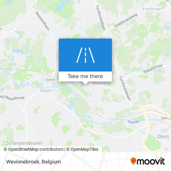 Wevinnebroek map