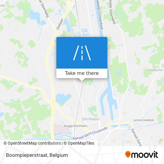 Boompieperstraat map