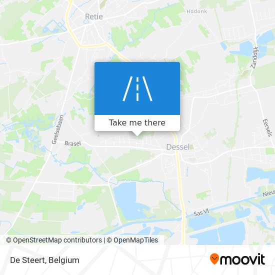 De Steert map