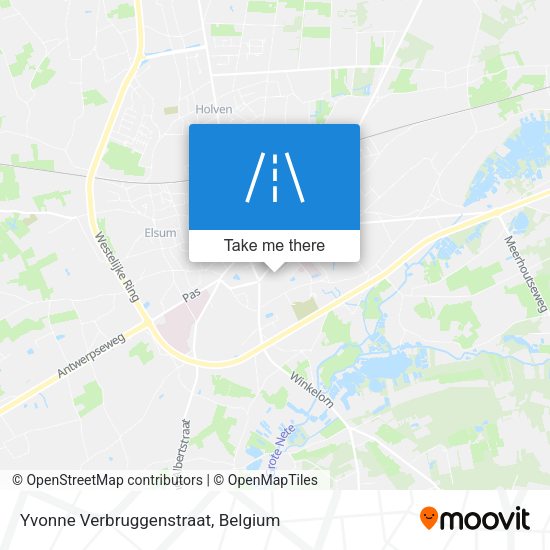 Yvonne Verbruggenstraat map