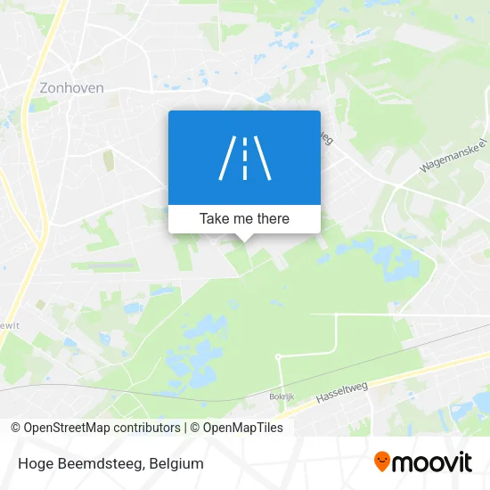 Hoge Beemdsteeg map
