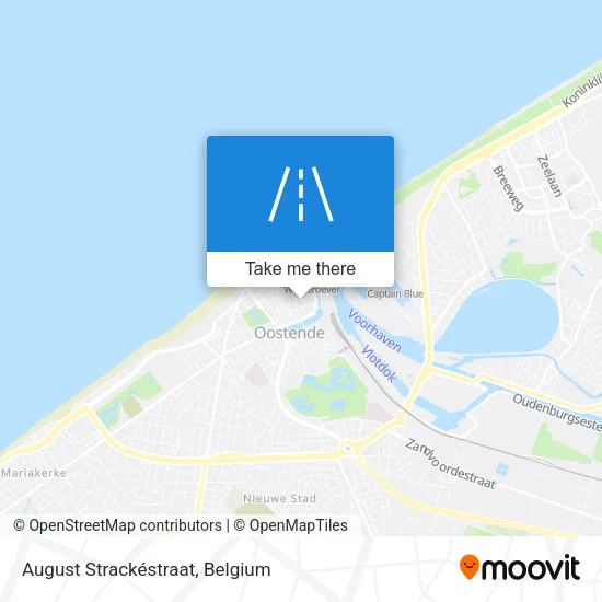 August Strackéstraat map