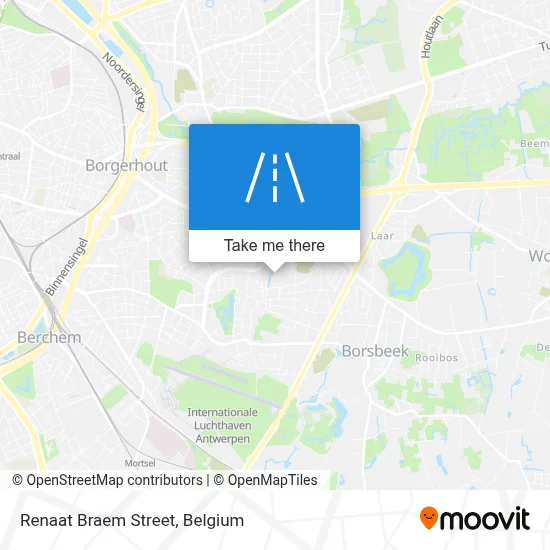 Renaat Braem Street map