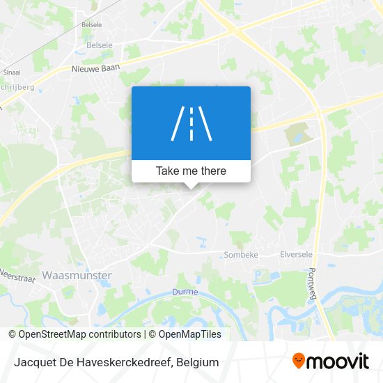 Jacquet De Haveskerckedreef map