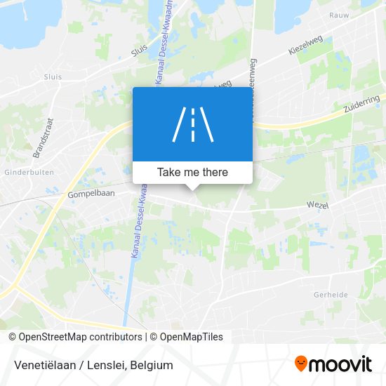 Venetiëlaan / Lenslei map