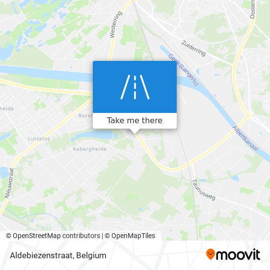 Aldebiezenstraat map