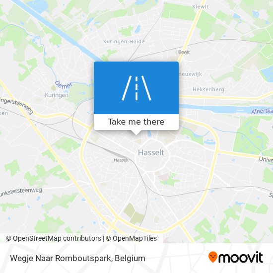 Wegje Naar Romboutspark map