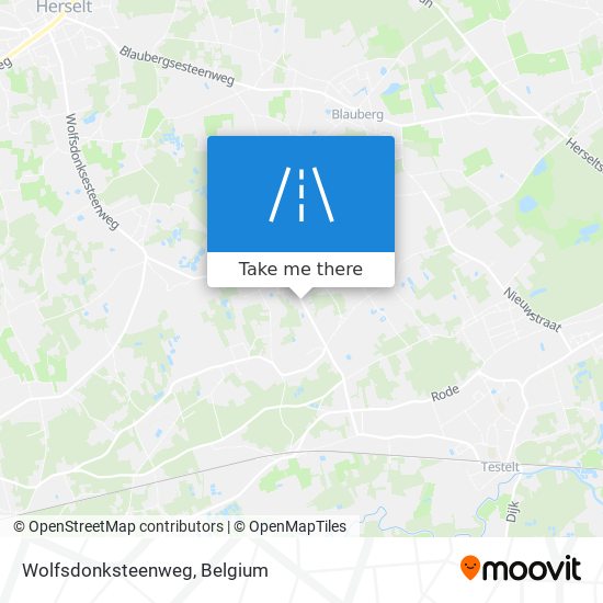 Wolfsdonksteenweg plan