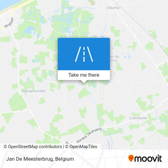 Jan De Meesterbrug map