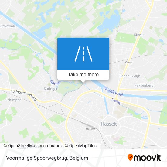 Voormalige Spoorwegbrug plan