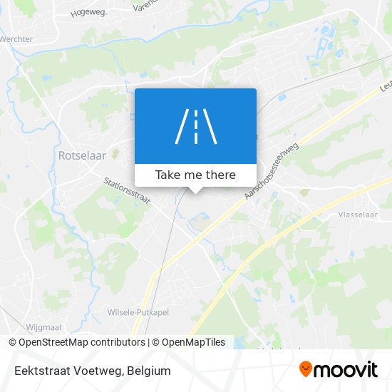 Eektstraat Voetweg plan