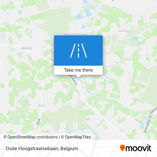 Oude Hoogstraatsebaan plan